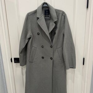 Mango Classic Gray Trench Coat